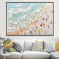 Isla Plaster Art Beach Textured Wall Art
