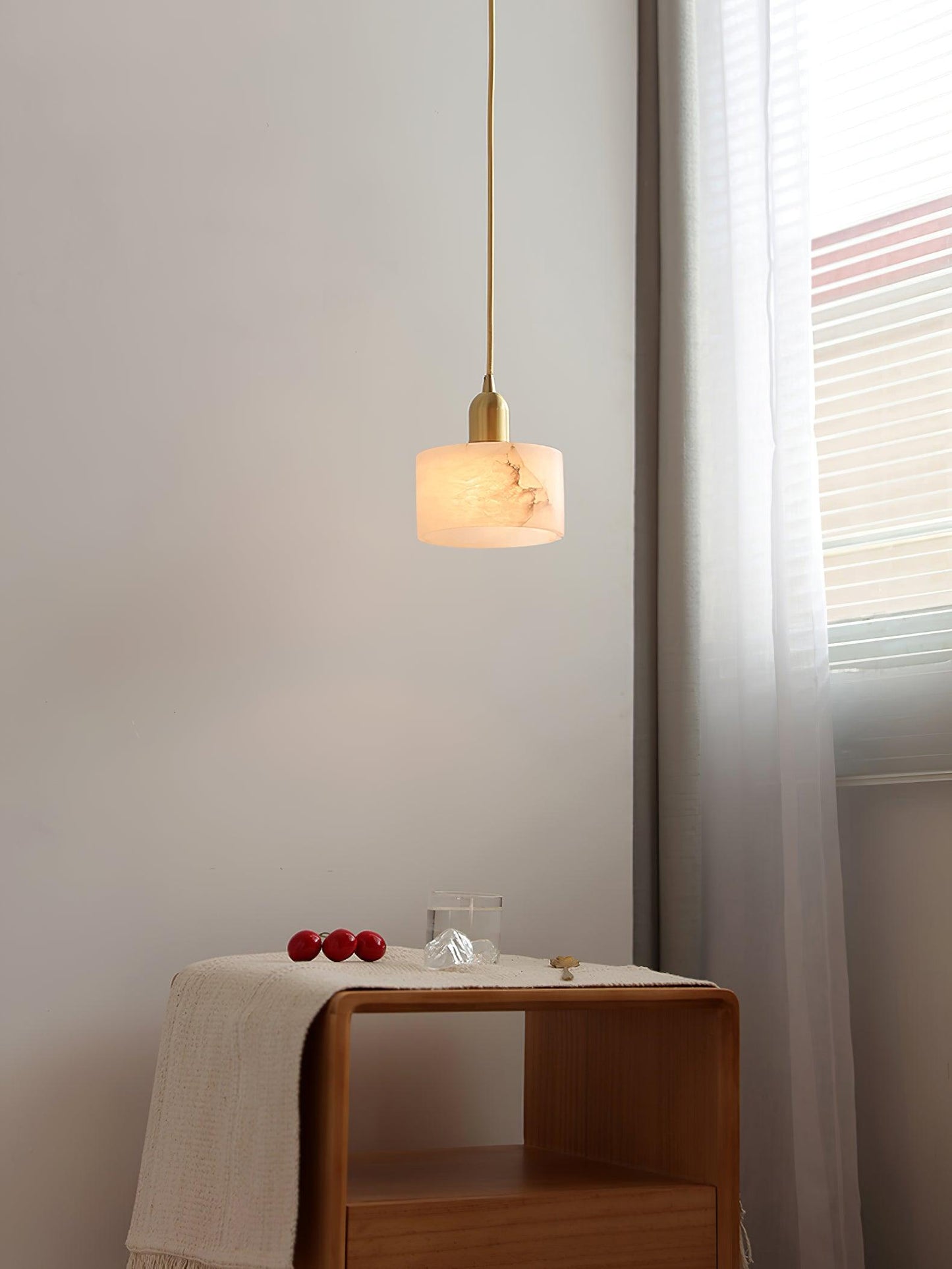 Brio Alabaster Pendant Light