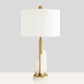 Olvenor Cylindrical Alabaster Table Lamp