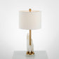 Olvenor Cylindrical Alabaster Table Lamp
