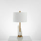 Olvenor Cylindrical Alabaster Table Lamp