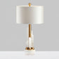 Olvenor Cylindrical Alabaster Table Lamp
