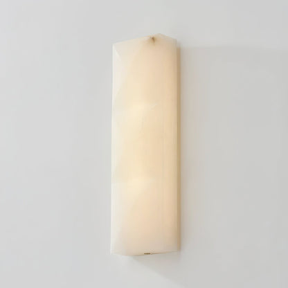 Dione Geometric Alabaster Wall Light