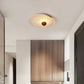 Orlora Circular Travertine Ceiling Light
