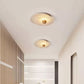 Orlora Circular Travertine Ceiling Light