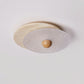 Orlora Circular Travertine Ceiling Light
