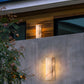 Orvian Minimalist Alabaster Outdoor Wall Light