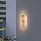 Orvian Minimalist Alabaster Outdoor Wall Light
