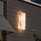 Orvian Minimalist Alabaster Outdoor Wall Light