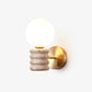 Zevelara Stacked Travertine Wall Light