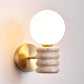 Zevelara Stacked Travertine Wall Light