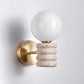 Zevelara Stacked Travertine Wall Light