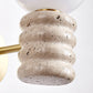 Zevelara Stacked Travertine Wall Light