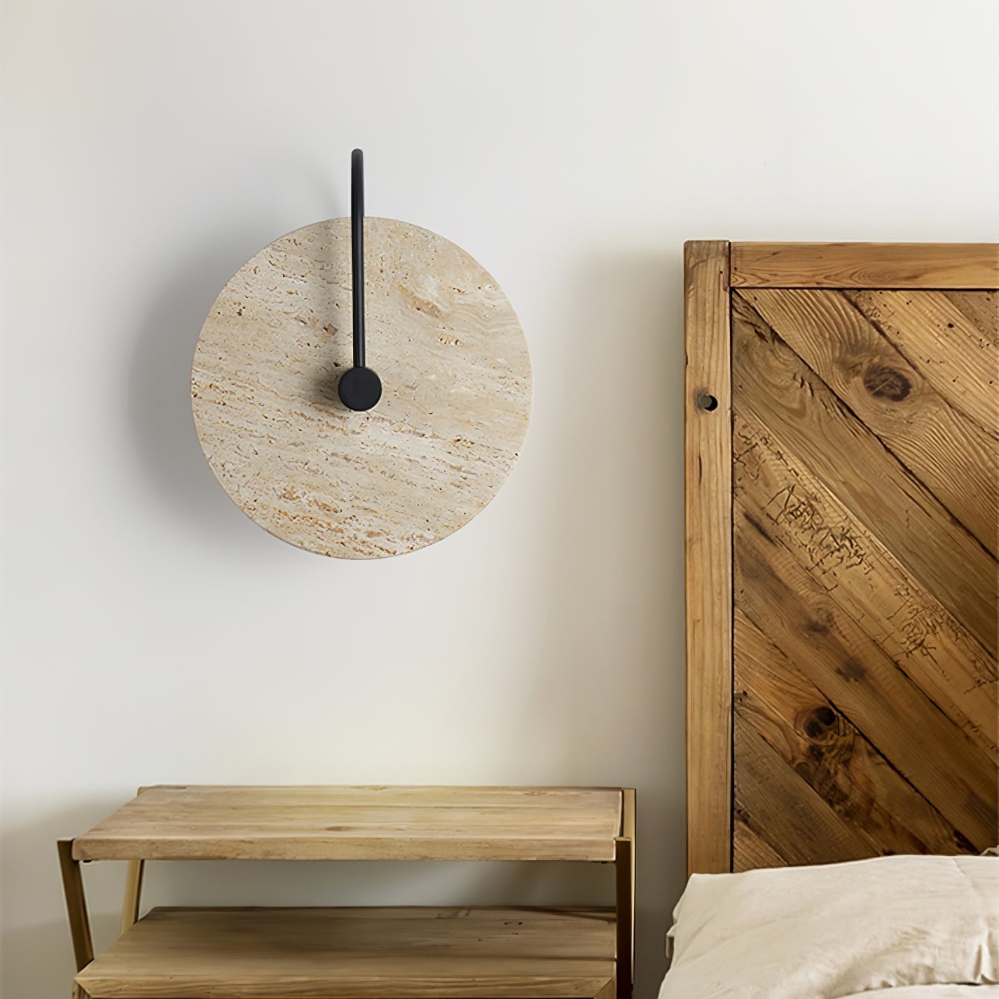 Kara Travertine Wall Light
