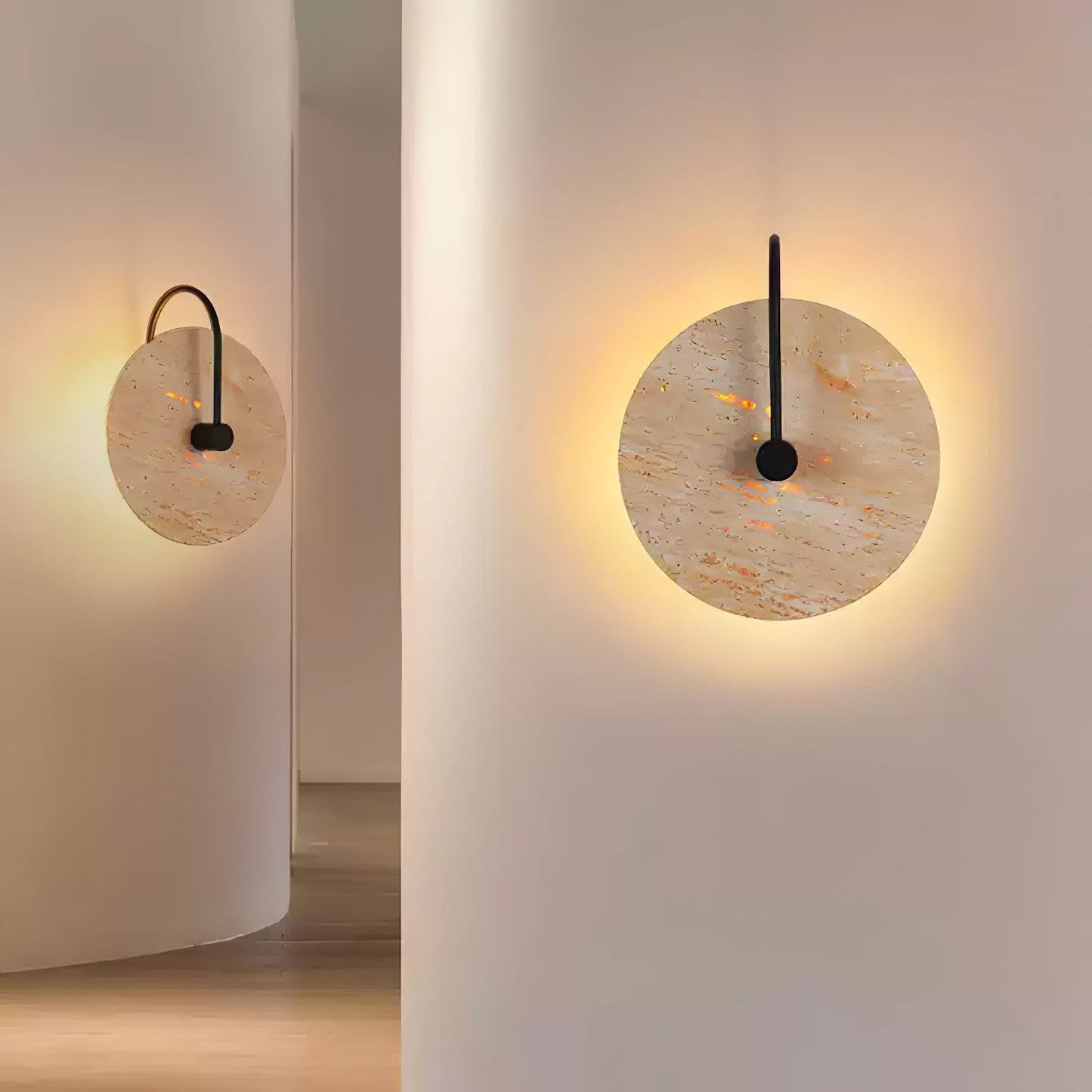 Kara Travertine Wall Light