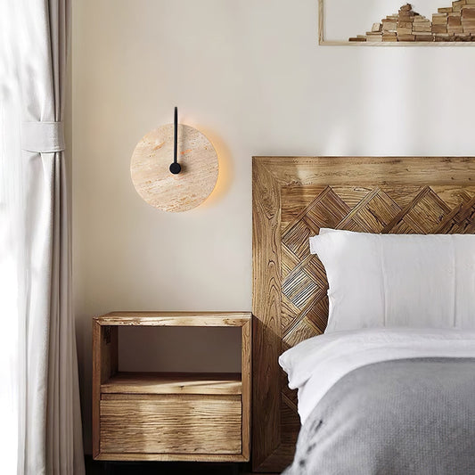 Kara Travertine Wall Light