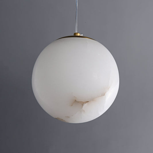 Esolisra Minimalist Alabaster Pendant Light