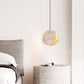 Lunarae Crescent Travertine Pendant Light