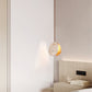 Lunarae Crescent Travertine Pendant Light