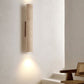 Olvaros Slim Cylinder Travertine Wall Light