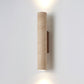 Olvaros Slim Cylinder Travertine Wall Light