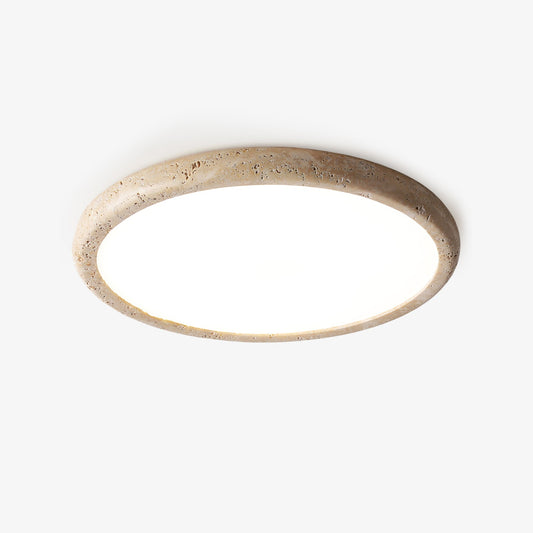 Aurrina Ring Frame Travertine Ceiling Light