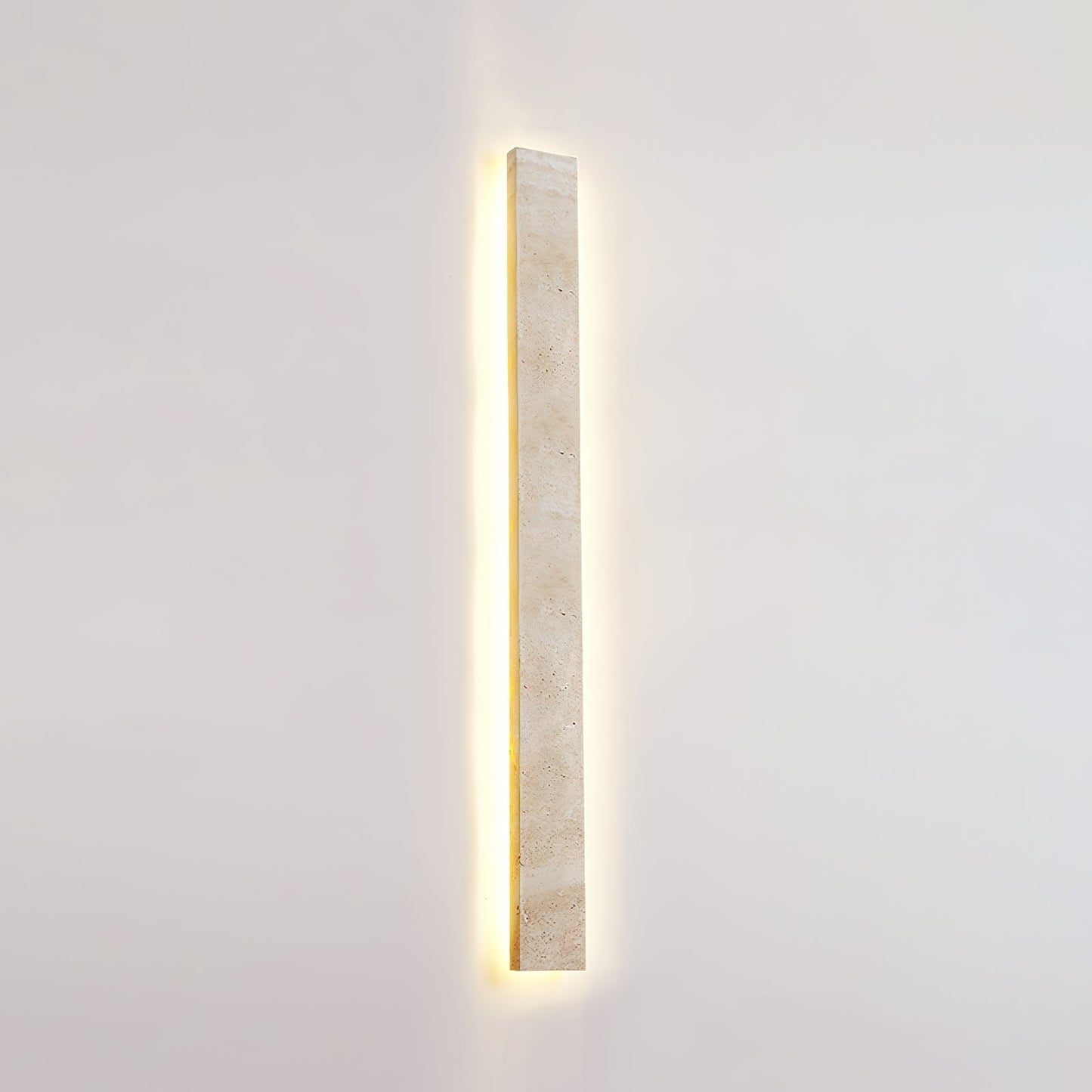 Olnorir Slim Rectangle Travertine Wall Light