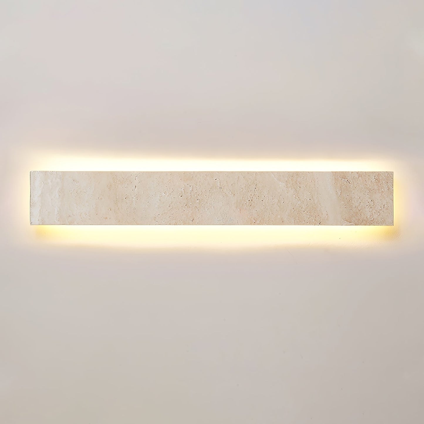 Olnorir Slim Rectangle Travertine Wall Light