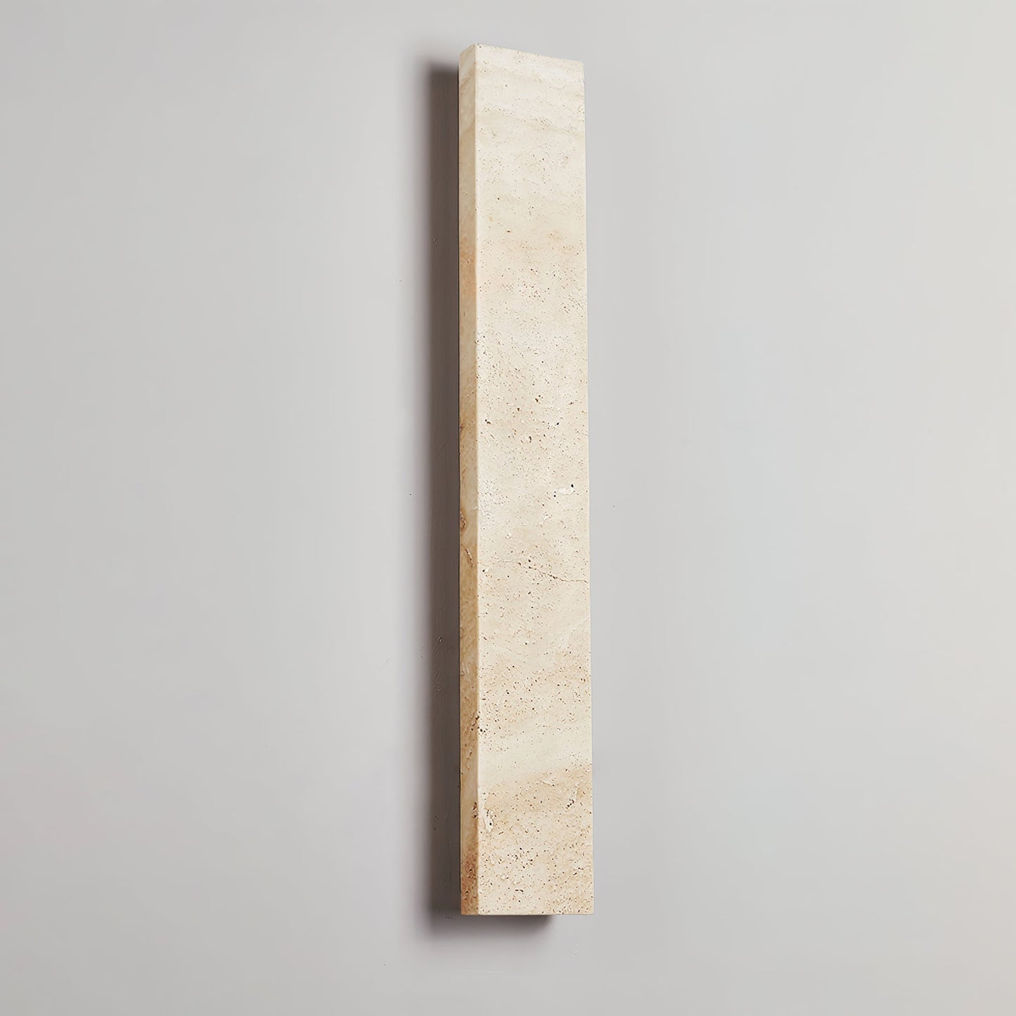 Olnorir Slim Rectangle Travertine Wall Light