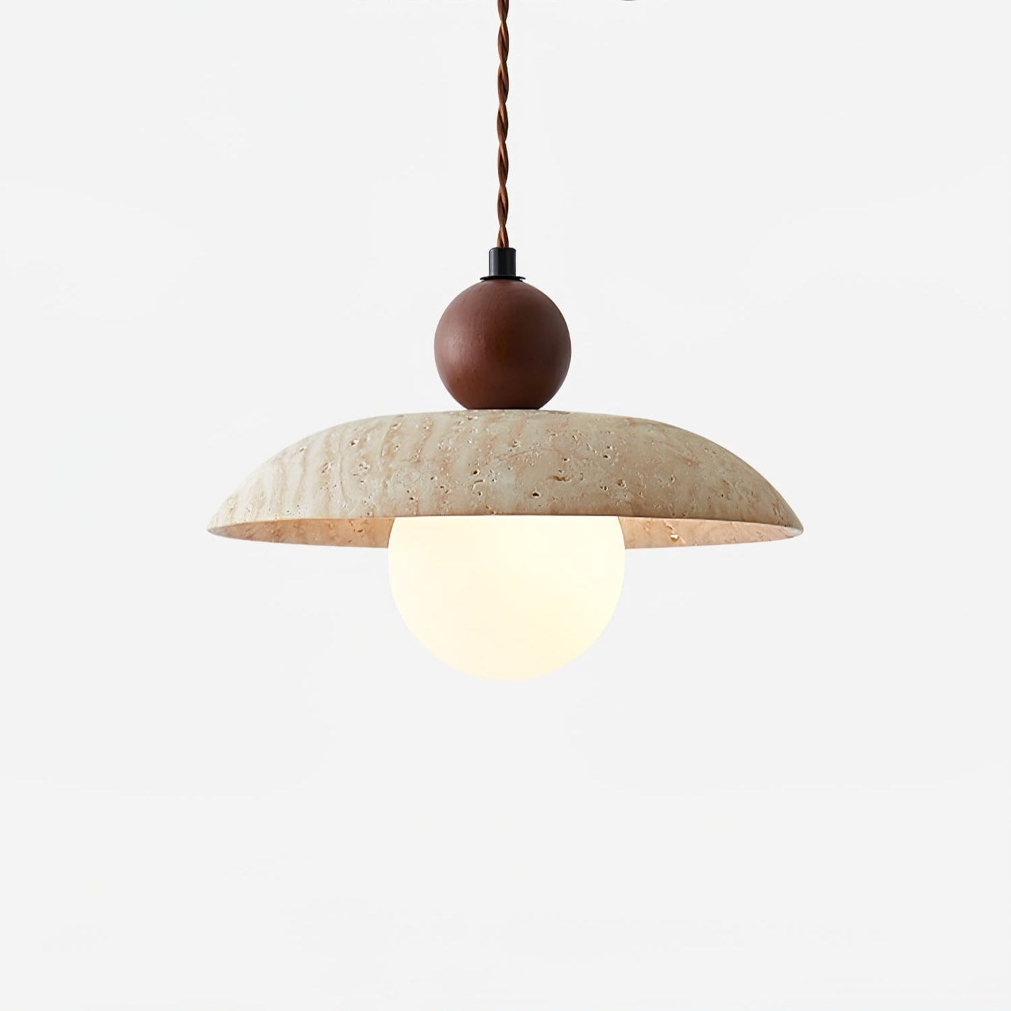 Soleil Travertine Pendant Light