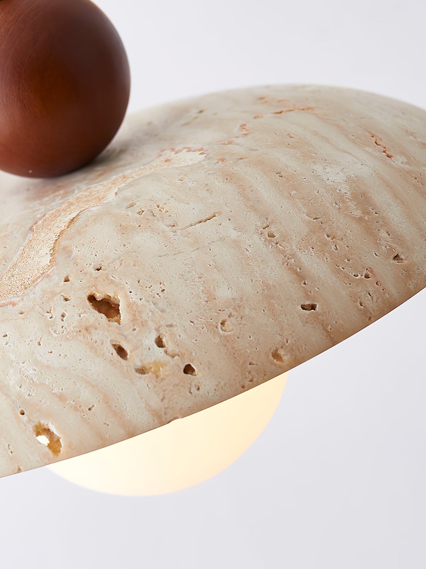 Soleil Travertine Pendant Light