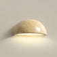 Vethayra Half-dome Travertine Wall Light