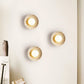Vephair Bowl-frame Travertine Wall Light