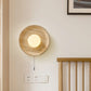 Vephair Bowl-frame Travertine Wall Light