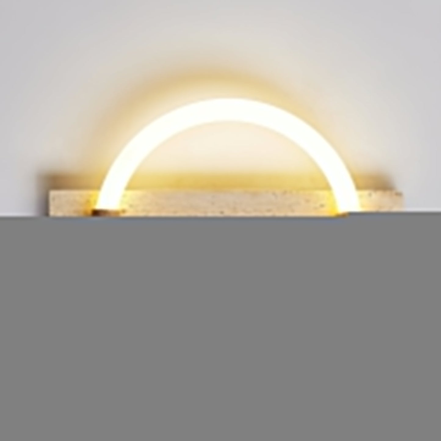 Elmaryra Ringed Travertine Wall Light