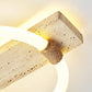 Elmaryra Ringed Travertine Wall Light