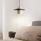 Elvaria Disc Cylinder Travertine Pendant Light