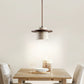 Elvaria Disc Cylinder Travertine Pendant Light