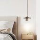 Elvaria Disc Cylinder Travertine Pendant Light