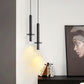 Avdoryra Dual Cylinder Travertine Pendant Light