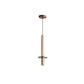 Avdoryra Dual Cylinder Travertine Pendant Light