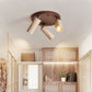 Zevenion Multi-arm Travertine Ceiling Light