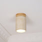 Aurnorira Cylinder Cap Travertine Ceiling Light
