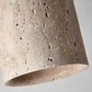 Aurnorira Cylinder Cap Travertine Ceiling Light