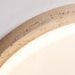 Etala Smooth-rim Travertine Ceiling Light
