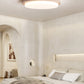 Etala Smooth-rim Travertine Ceiling Light