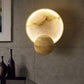 Myvelarae Circular Alabaster Wall Light