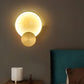 Myvelarae Circular Alabaster Wall Light