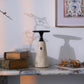 Vespera Sculptural Travertine Table Lamp