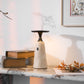 Vespera Sculptural Travertine Table Lamp